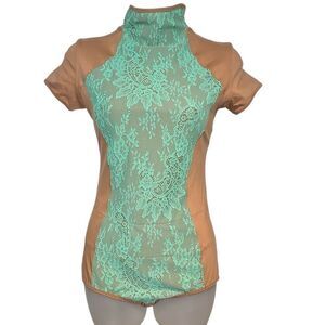 Wear In Good Health Lace Bodysuit S
